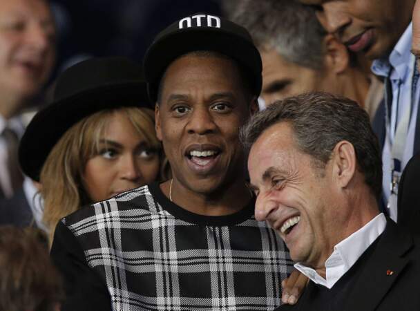Nicolas Sarkozy en mode hip-hop avec ses potes Jay Z et Beyoncé. Bientôt un duo ?