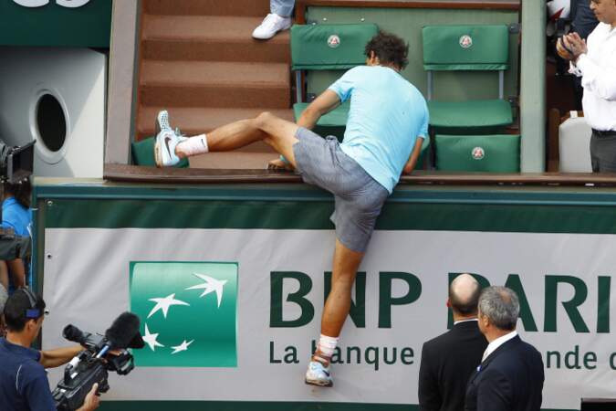 Rafael Nadal après la victoire