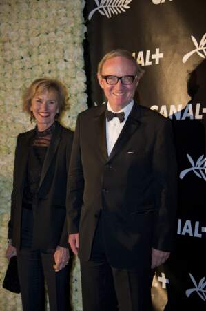 Bertrand Meheut, président du groupe Canal+ et sa femme 