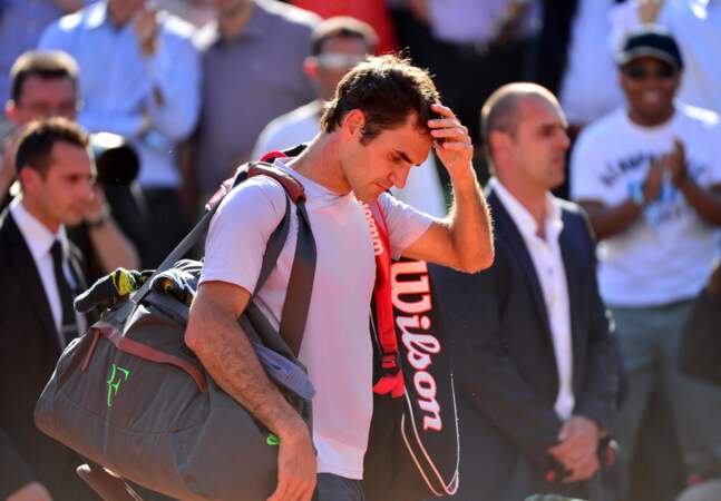 Roger Federer dépité