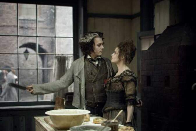 Sweeney Tood, le diabolique barbier de Fleet Street (de Tim Burton, 2008) : avec Helena Bonham Carter