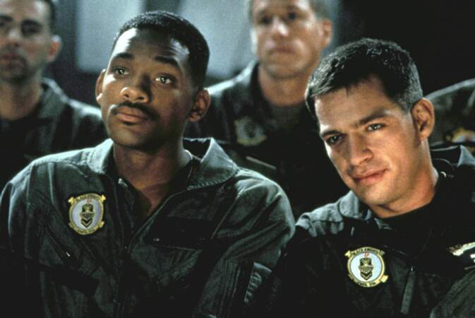 Will Smith, pilote de chasse prêt à dégommer de l'extra-terrestre dans Independence Day (1996)