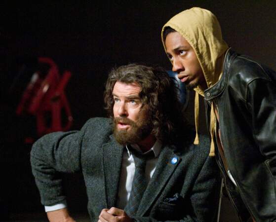 Avec Brandon T. Jackson dans Percy Jackson : le voleur de foudre (2010)