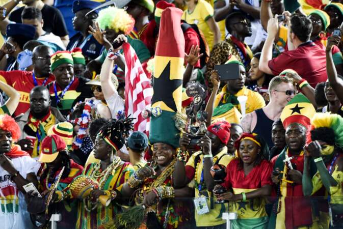 Les supporters du Ghana sont venus en force 