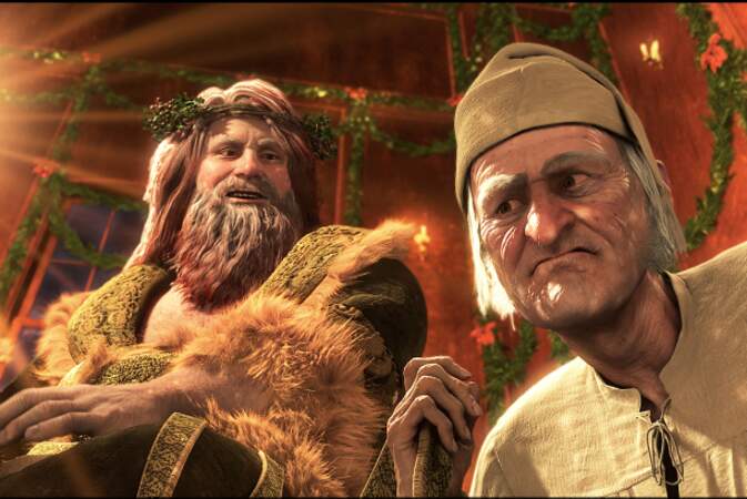 Dans Le Drôle de Noël de Scrooge, Jim Carrey "incarne" pas moins de huit personnages