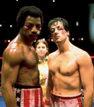 Apollo Creed et son meilleur ennemi Rocky Balboa