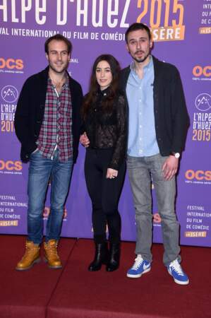 Antoine Gouy, Fanny Valette et Vincent Leyris, acteurs dans le film en compétition A Love You
