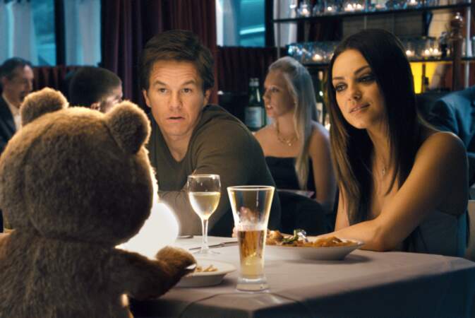 Dans Ted (2012), elle jalouse la relation de son mec immature (M. Wahlberg) avec un ours en peluche !