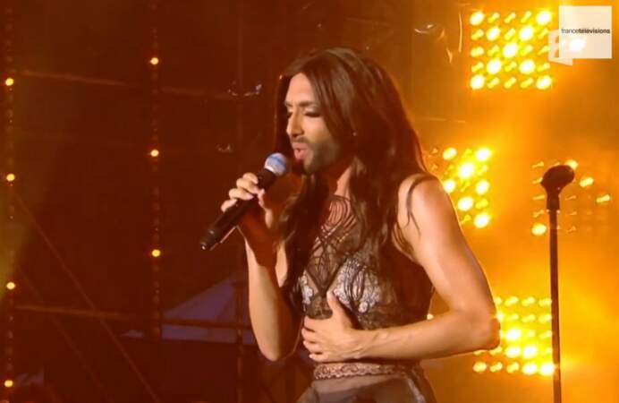 Conchita Wurst, le grand gagnant du dernier Eurovision, a fait sensation