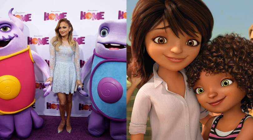 On retrouve Jennifer Lopez dans le dessin animé En route ! où elle incarne Lucy