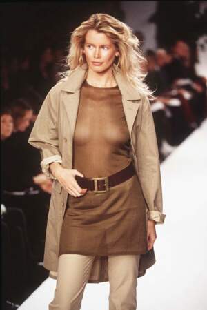 Claudia Schiffer fut l'un des mannequins stars du siècle dernier