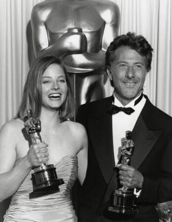 Jodie Foster et Dustin Hoffman (1989)