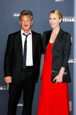 Sean Penn et sa compagne Charlize Theron