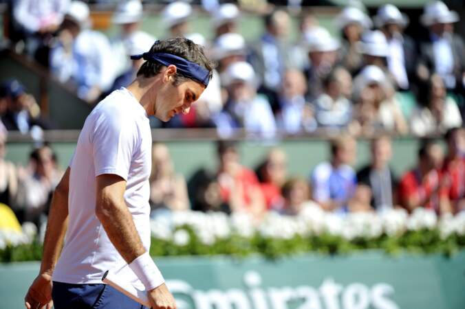 Lauréat en 2009, Roger Federer a été balayé par le Français