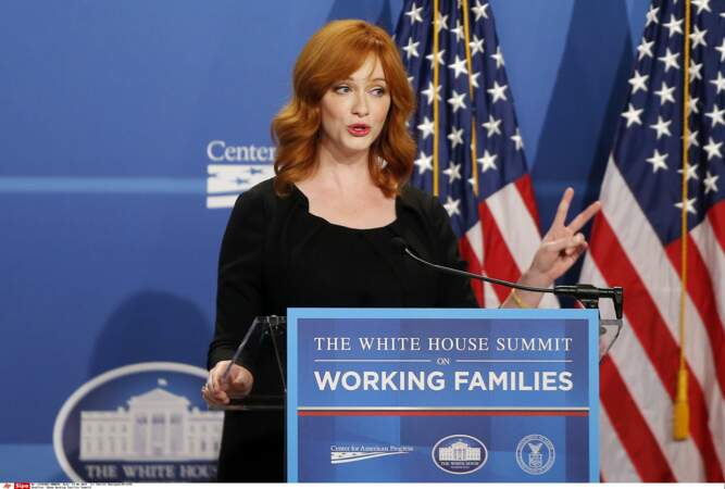 Elle s'est engagée auprès du président Obama lors d'un sommet à la Maison blanche concernant les questions sociales
