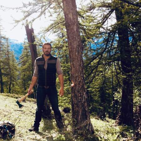 Samuel Le Bihan joue les enquêteurs et les bûcherons dans Alex Hugo, en tournage dans les Alpes du sud