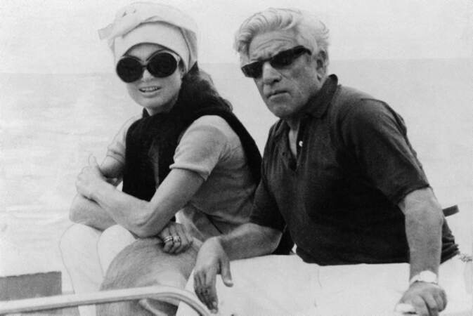 Jacqueline Kennedy et Aristotle Onassis en 1968.