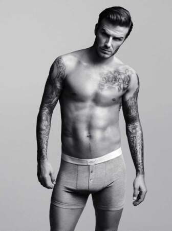 David Beckham pose pour H&M. 