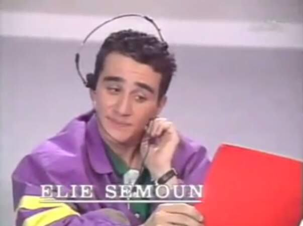 Première apparition télé du jeune Elie Semoun en 1988 dans la sitcom Vivement lundi !