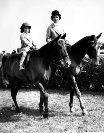 Jacqueline Bouvier, et sa mère Janet Lee Bouvier en 1935.