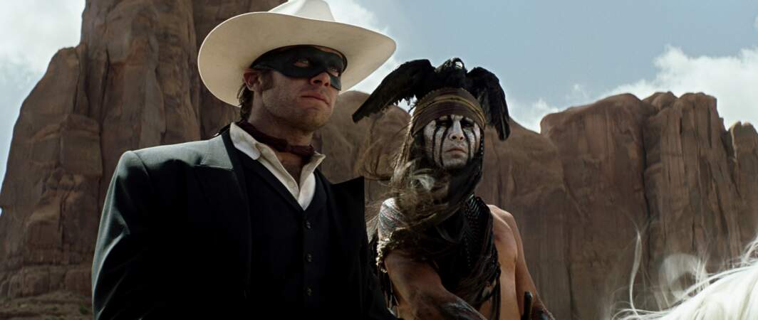 Lone Ranger, naissance d'un héros (de Gore Verbinski, 2013)  : avec Armie Hammer 