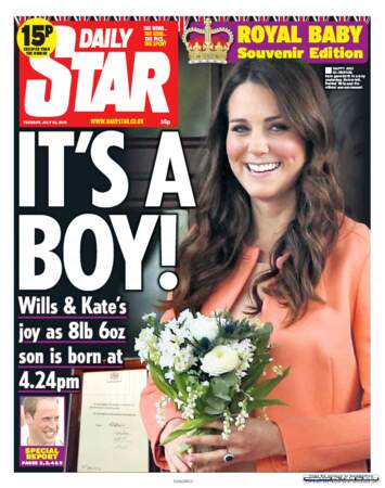 22 juillet 2013 : It's a boy!