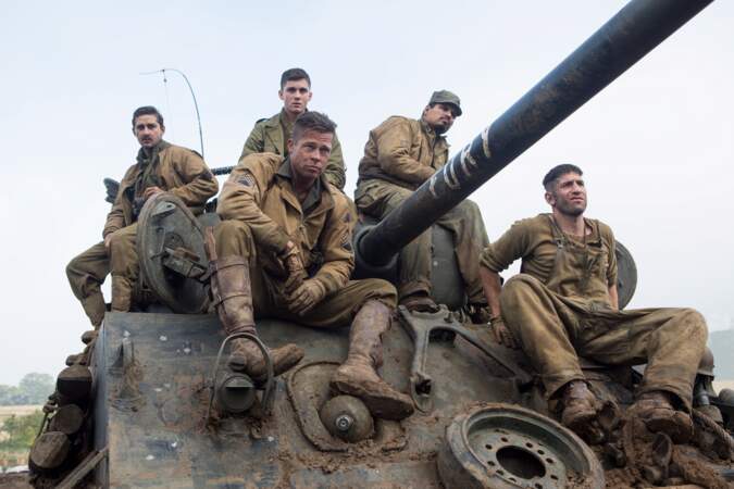 À bord d'un tank dans Fury (David Ayer, 2014)