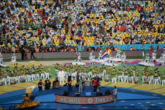 Le stade Maracana était plein à craquer pour la cérémonie de clôture et la finale