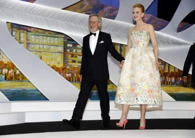 Steven Spielberg et Nicole Kidman 