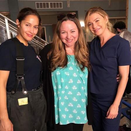 La rencontre entre Meredith Grey et l'héroïne du spin-off de Grey's Anatomy, Station 19, a enfin eu lieu !