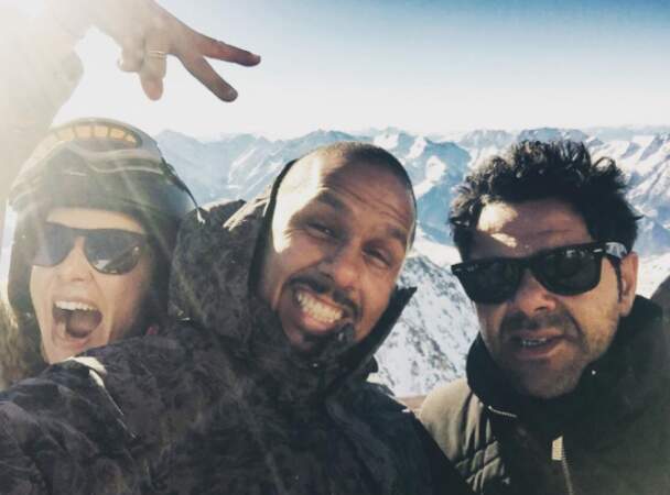 Jamel est actif sur Instagram, ici au Festival de l'Alpes d'Huez en janvier 2017