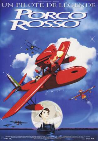N° 3 - Porco Rosso (1992) de Hayao Miyazaki avec les voix françaises de Jean Reno et Jean-Luc Reichmann