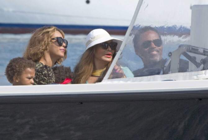Avant le Stade de France, Beyoncé et sa famille ont fait un petit tour sur la Riviera.