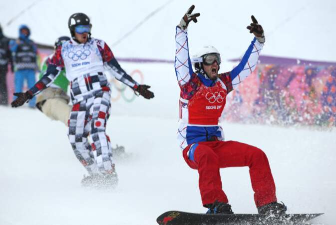 Pierre Vaultier décroche l'or au snowboardcross