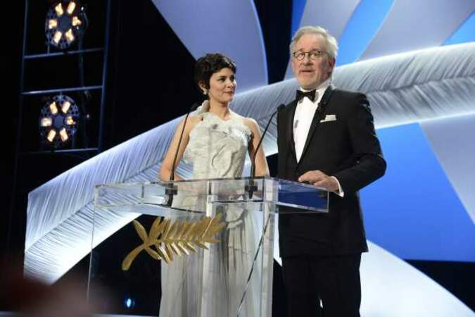 Audrey Tautou et Steven Spielberg