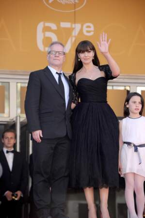 Monica Bellucci et Thierry Frémaux, délégué général du Festival de Cannes