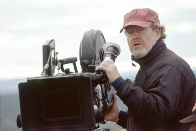 Ridley Scott en plein tournage de Kingdom of Heaven (2005) 