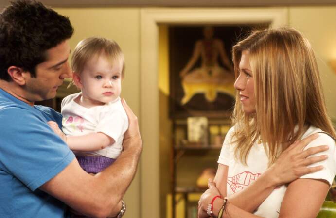 Dans Friends, Ross et Rachel sont devenus parents d'une petite fille prénommée Emma 