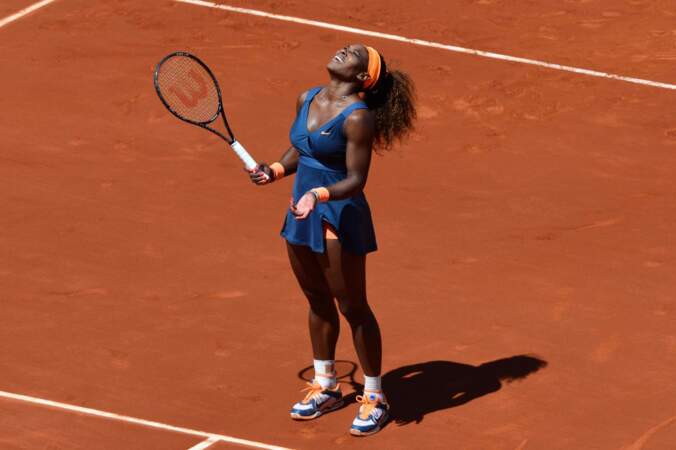Serena Williams a parfois laissé éclater sa frustration...