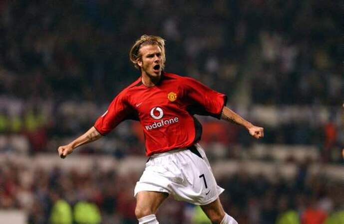 David Beckham à Manchester United. C'est là que la légende est née. 