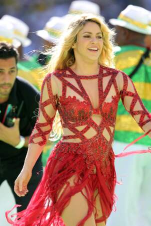 Shakira, très sexy, a fait le show