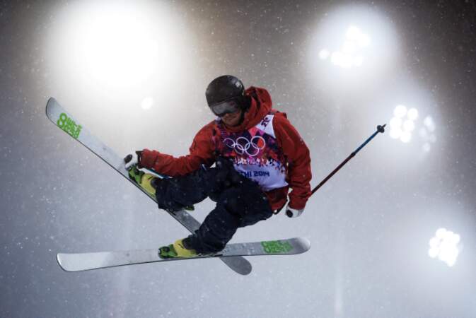 Kevin Rolland, médaille de bronze en ski half-pipe