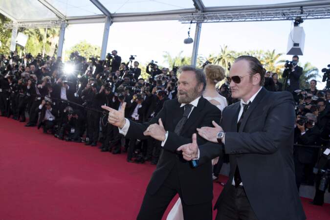 Franco Nero et Quentin Tarantino en pleine forme