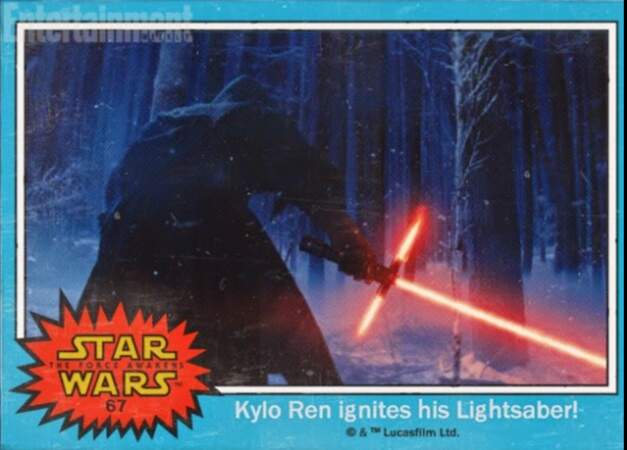 Celui qui manipule ce sabre laser nouveau look s'appelle Kylo Ren