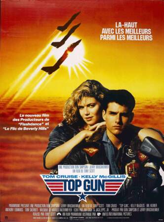 N° 2 - Top Gun (1986) de Tony Scott avec Tom Cruise et Kelly McGillis