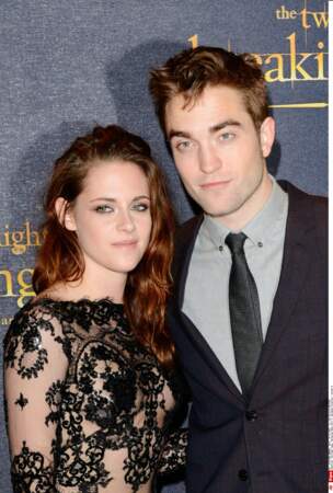 Avec Kristen Stewart, sur le tapis rouge de Twilight 2
