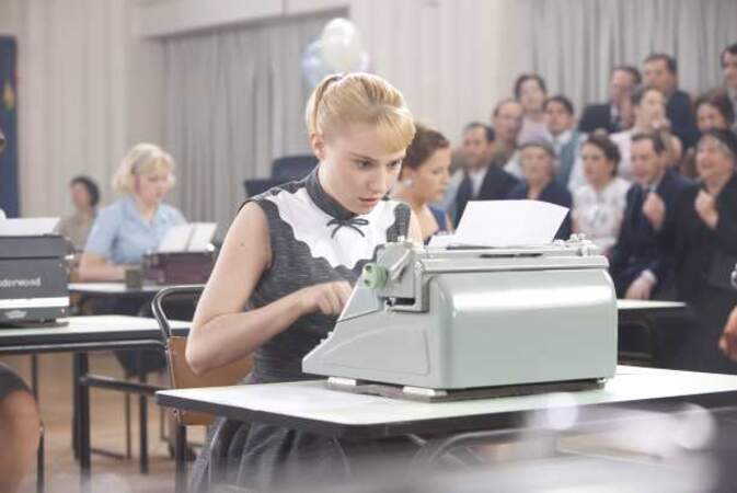 Rose et sa machine à écrire