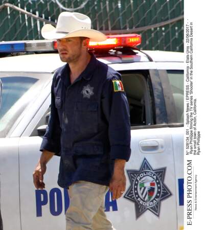 Look de cowboy pour Ryan Phillippe, star de la série Shooter