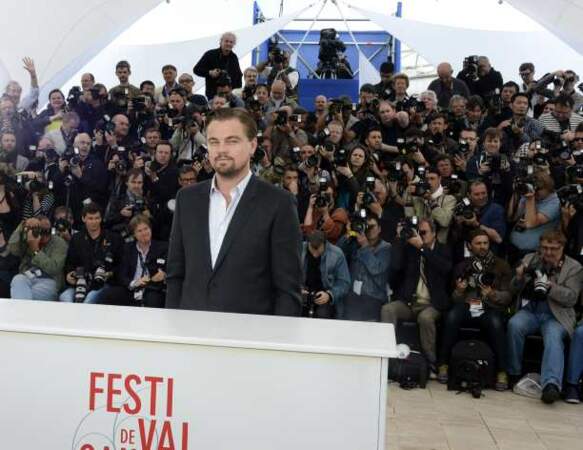Leonardo DiCaprio sous l'oeil des photographes
