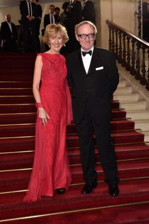 Bertrand Meheut, le président du groupe Canal+, et son épouse